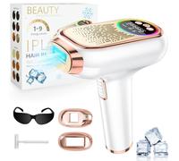 AOOWU IPL Hair Removal Device, 3-in-1 HR/SC/RA Laser Hair Removal Device with 9 Energy Levels, 2 Modes, IPL Laser Hair Removal for Women Body Facial Bikini Arm Leg, Home Use, Long Lasting & Painless