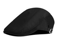 AOOWU Men Cotton Flat Cap, Newsboy Cap, Driving Hat, Adjustable Fashion Newsboy Beret Hat, Cambridge Flat Cap Unisex, Lightweight Ivy Irish Cabbie Driving Hat, Hunting Hats for Men, Duckbill Hat