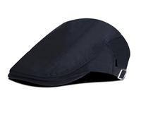 AOOWU Men Cotton Flat Cap, Newsboy Cap, Driving Hat, Adjustable Fashion Newsboy Beret Hat, Cambridge Flat Cap Unisex, Lightweight Ivy Irish Cabbie Driving Hat, Hunting Hats for Men, Duckbill Hat