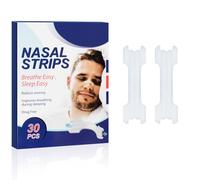 AOOWU Nasal Strips, 30PCS Nose Strips Snoring Aids for Men, Nose Strips to Stop Snoring & Relieve Nasal Congestion, Anti snoring Devices, Anti Snore Nasal Stripso to Improves Sleep, Stop Snoring Aids