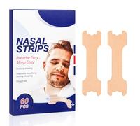 AOOWU Nasal Strips, 60 PCS Nose Strips Snoring Aids for Men, Nose Strips to Stop Snoring and Relieve Nasal Congestion, Anti snoring Devices, Anti Snore Nasal Strips, Stop Snoring Aids for Men & Women