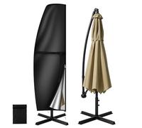 AOOWU Parasol Cover Waterproof, Heavy Duty Garden Parasol Covers, 190 x 30 x 50CM Extra Large Cantilever Patio Umbrella Cover With Zipper, Fit 2m to 3m Garden Umbrella Cover, Outdoor Umbrella Parasol