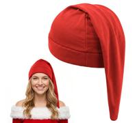 AOOWU Red Dwarf Gnome Hat, Christmas Party Hat for Adults, Pointed Hat | Halloween Dwarf Cosplay Accessories for Goblins, Elves, Christmas, Fairy Tales, Fantasy, Theater, Carnival, Party, Dress Up