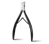 AOOWU Toenail Clippers for Ingrown Toenail, Professional Straight Blade Nail Clippers for Thick Nails, Dead Skin, Calluses, Ergonomic Finger Nail Clippers for Adults, Seniors, Men and Women, Black