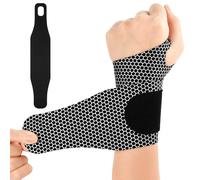 AOOWU Wrist Supports, Wrist Compression Strap and Support Wrist Brace Sport Unisex, Wrist Brace UltraThin & Adjustable for Fitness, Weightlifting, Tendoniti, Carpal Tunnel Arthritis, Wrist Pain Relief