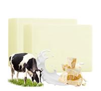 AOPEIBOTO Beef Tallow Soap Bar, 2 Pcs Organic Handmade Unscented Soap for All Skin Types, Deep Cleansing, Moisturizing, Women & Men Daily Skin Care