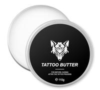 AOPEIBOTO Tattoo Cream, Tattoo Balm Butter Aftercare, Soothing, Moisturizing for All Skin Types Tattoo Before, During and After Care, 110g