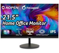 AOPEN 22SA2Q Ebi Full HD 1920x1080 Frameless IPS Desktop Monitor | AMD FreeSync Technology | Sleek Ultra Slim Design | Up to 100Hz | TVR 1ms | Low Blue Light | Tilt | HDMI Ports