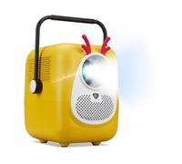 AOpen QF23s Powered by Acer LCD LED Projector - 1080p Full HD (1920 x 1080 Pixels), 6,500 LED Lumens, 1000:1 Contrast, Keystone, 2 x 3 Watt Speakers, HDMI (HDCP), WLAN, Yellow, Portable/Mobile