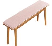 AOPEZIA Bench Cushion for Outdoor Indoor Furniture, Non-Slip Seat Pad Mat Cover Replacement for Banquette Pew Patio Porch Swing Loveseat Dining Kitchen Picnic Table Chair(Pink,30 * 180cm)