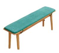 AOPEZIA Bench Cushion for Outdoor Indoor Furniture, Non-Slip Seat Pad Mat Cover Replacement for Banquette Pew Patio Porch Swing Loveseat Dining Kitchen Picnic Table Chair(Dark green,40 * 120cm)