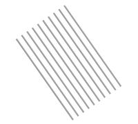 Aopin 10Pcs Aluminum Round Bar 6061 T651 Solid Aluminum Round Bar, Length 12 Inch (305mm), Dia 0.12 Inch (3mm), Round Aluminum Bar for Industrial and DIY Crafts