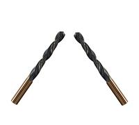 Aopin 2pcs HSS 15/32" Inch (12mm) Metric Gold Cobalt Titanium High Speed Steel Twist Drill Bit,Suitable for Cast Iron,Stainless Steel,Copper, Wood,Plastic,Other Material products