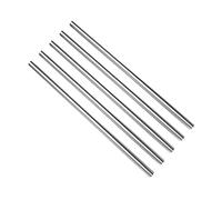 Aopin 5Pcs Aluminum Round Bar 6061 T651 Solid Aluminum Round Bar, Length 12 Inch (305mm), Dia 0.24 Inch (6mm), Round Aluminum Bar for Industrial and DIY Crafts
