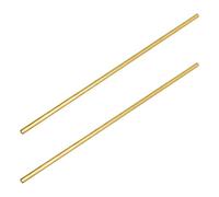 Aopin Brass Round Tube Copper Pipe ID 3mm / 3/25" x OD 5mm / 1/5" Hollow Copper Tubing - 300mm / 1 Ft / 12 in Length for Refrigerator Capillary Tubing, Cooling Systems, Wind Chimes 2 Pcs