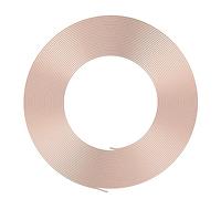 Aopin Red Copper Refrigeration Tubing ID 0.8mm / 3/100" x OD 1.8mm / 0.07" Hollow Copper Tubing - 2m / 6.56 Ft / 79 in Length for Refrigerator Capillary Tubing, Cooling Systems