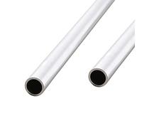 Aopin Round Aluminum Tube 13mm/0.51" ID x 15mm/0.59" OD x 300mm/11.8" Length, Seamless Aluminum Straight Tube 2 PCS