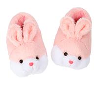 Aopuro Classic Bunny Slippers Women's Cute Animal Rabbit Plush Slippers Funny Slippers Easter Thanksgiving Christmas Gifts, Pink, 36.5/37.5 EU