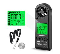 AOPUTTRIVER Anemometer Handheld Wind Speed Meter, AP-816B Anemometer for Measuring Wind Speed, Temperature and Max/Average, Mini Anemoeters for Windsurfing Sailing Outdoor Activities