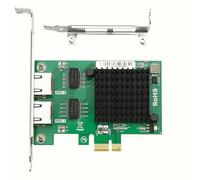 AoQhir Gigabit PCIe x1 to Dual RJ45 Server Network Card PI30R21 - High Performance Ethernet Adapter Supports SR-IOV, VMDq, VLAN and Load Balancing, Server Compatible