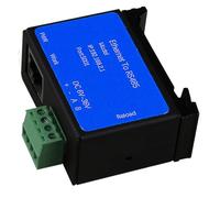 AoQhir RS485 to Ethernet Serial Device Server DIN Rail Mount Low Power Module with ARM Cortex M4 CPU 10 100Mbps Compatible with Modbus TCP,TCP Client Server and Industrial Control