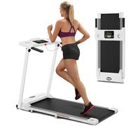 AoraPulse 3.0 HP Foldable Portable Folding Small Treadmills for Home Office with 300 LBS Capacity, Walking Running Exercise Electric Compact Treadmill with LED Display