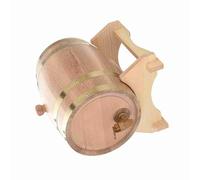 Aoresac 1.5 Liter, Handmade Oak with Stand, Pressure Tested for Leaks, Easy to Dispense Plastic Tap, Improve Taste Over Time with Useful Trace Elements, Ideal for Wine, Brandy, Whiskey, (5L)