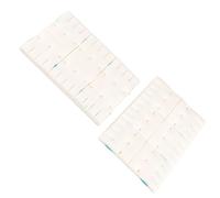 Aoresac 12Pcs Toilet Brush Refills, Safe Soluble Artificial Fiber Useful Replacement Pads with Strong Detergency, Ideal for Toilets, Bathtubs, and More (Lemon)
