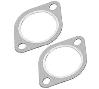Aoresac 2pcs Exhaust Manifold Gasket, Made of Premium Metal, Replacement for OEM 18107502346, Heat Proof, Long Durability, Simple Installation, X5 E70, X3 E83, Z4 E85