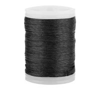 Aoresac 34lb Break Strength Nylon Serving Thread, 120m Sturdy String for Bowstring Archery, Soft Twist Multi-Filament End Serving, Excellent for Peep Sites, Worked (Black)