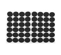 Aoresac 48Pcs Black Non Slip Self Adhesive Floor Protectors Furniture Sofa Table Chair Rubber Feet Pads, Protector Rubber Pad, Guard Pad, Cover Pad with Self-adhesive for Wooden Floor,