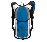 Aoresac 5L Hydration Pack Breathable Lightweight Backpack with 1.5L Reservoir Reflective Design Padded Mesh Straps for Hiking Cycling Running (Blue)
