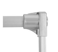 Aoresac Adjustable Width Clothes Rail, Telescopic Wardrobe Hanging Rod, Easy to Pull Down for Space Saving, Fit for Specific Inner Closet Widths，with Buffer System (450-600mm)