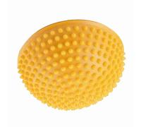 Aoresac Foot Massage Ball for Muscle Release, and Tension Relief with Rugged Surface, Safe PVC Material, and Non Slip Circles, Inflatable Fitball Exercises Trainer (Yellow)