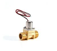 Aoresac Inductive Solenoid Valve Pulse Solenoid Valve Water DC4.5V 1/2 Inch Brass G1/2 Pulse Width 30ms Gold Positive Negative Compact Design with Space Saving Brass (211B Copper)