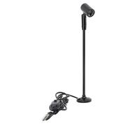 Aoresac LED Standing Cabinet Spotlight with Adjustable Light Head for Jewelry Display, USB Powered Aluminium Mini Lamp for Arts Painting, Warm Comfortable Taste (Warm Light)