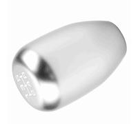Aoresac Metal Gear Shift Knob Lever, Made with Metal Material for Good Durability. Using Fine Polishing Process, The Surface is Smooth for Comfortable Hand Feeling, Exquisite (Silver)