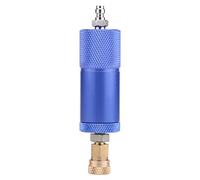 Aoresac Oil Water Separator, High Pressure Air Pump Filter, Aluminum Alloy, Double Core, Blue, 100%, Compatible with Many Kinds of High Pressure Pump Air Pump, for Protecting Your