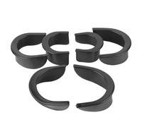 Aoresac Pool Table Hole Liners, 6 Pcs Billiard Liners Set, Wear Proof Rubber Pocket Accessory with Protection for English Coin-Operated Pool Table