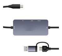 Aoresac Portable Game Streaming Device, HD Video Card with Versatile Connectivity, Suitable for Capturing Games, Compact Size for Streaming on the Go