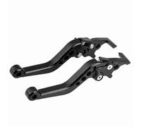 Aoresac Premium CNC Aluminum Alloy Double Disc Brake Lever, Enhances Stability and Durability, Fits for Most Motorcycles, for GY6 Xmax 400, Precision Pivot Bore for Best Braking (Black)