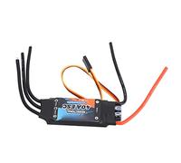 Aoresac RC Brushless Motor 40A ESC Bidirectional 2 Way 1:1 Power Output, No Brake, Direct Reverse with 5V 3A BEC, Compatible for RC Car Boat, Underwater Thruster