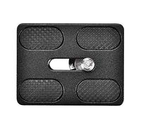 Aoresac Release Plate for Arca, Worldwide Compatibility, High Strength Alloy Material, CNC Machined, Hand Screw Installation, Rubber Pad, Lightweight, Sturdy, Camera Plate for Brands, (PU50)