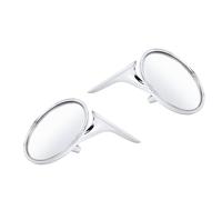 Aoresac Round Outside Rear View Mirror Side View Mirror Door Wing 654394765672 Vintage Metal Broader with Original Car Model Replacement for Biscayne Nova