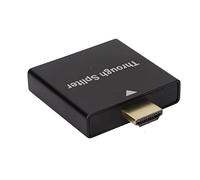 Aoresac Splitter Cable Splitter High Definition Multimedia Interface 1 in 2 Out Adapter with Gold Plated 1080P Backward Compatible for HDTV Projector