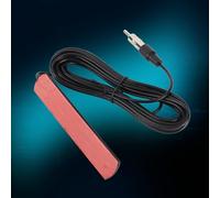 Aoresac Universal Car FM Radio Antenna Patch Aerial Windscreen Mount 5M Cable,Universal Fit for, Stable Signal, Easy Installation, Great Replacement for