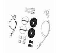 Aoresac Universal CNC Aluminum Alloy Car Racing Hood Pin Lock Appearance Kit, Colorful and Lustrous Surface, Easy Installation, Universal Fitment with Complete Accessories for Most (Black)