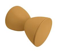 Aoresac Wear Proof, Scratch Proof Hourglass Shaped Stool for Bathroom Fitting Room, Suitable for Shoe Changing, Made of Sturdy and Sturdy Plastic (Turmeric)