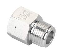 Aoresac Zinc Alloy TR21.4 Cylinder Adapter Converter for Aquarium Fish CO2 Tank Regulator or Homebrew Beer Keg Mini Regulator, Made of Zinc Alloy Material, It is Sturdy, Wear Proof