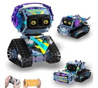 AoreSpty STEM Toys Robot Kit, 3-in-1 Remote Control Excavator & Model Car Building Set, App Programmable Robot Toys for 10 Year Old Boys, 519Pcs Science Kit, Tech Gifts for Teenage Boys